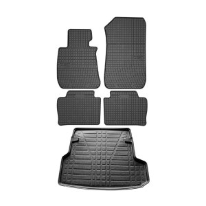 BMW 3 Series F31 Touring Floor-Trunk Mats - Omac - El-Toro & YPS - Black - '12-'19